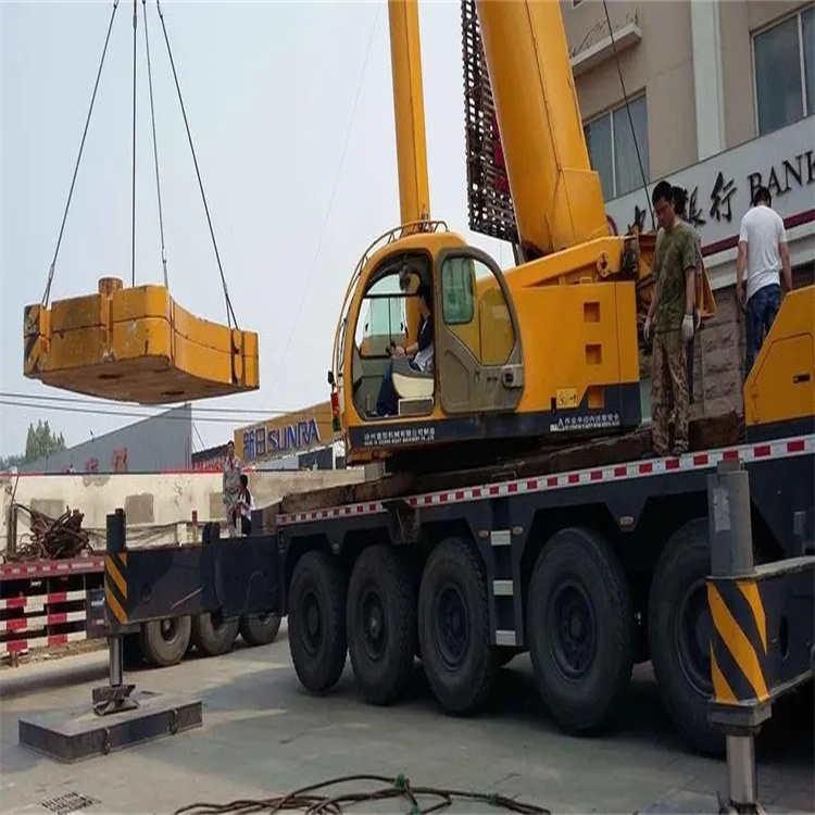 宁国当地吊车出租|机器吊装|75吨|工厂搬迁服务